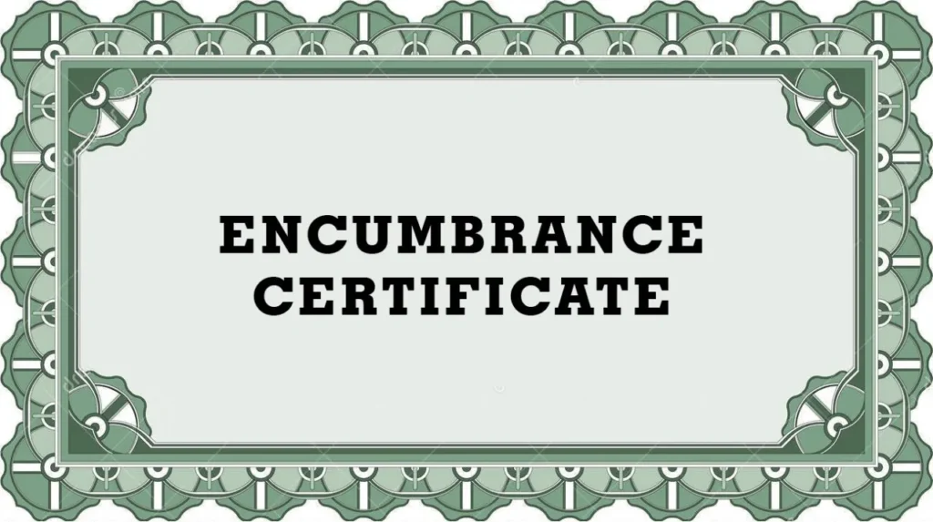 What is 5A in the Encumbrance Certificate?