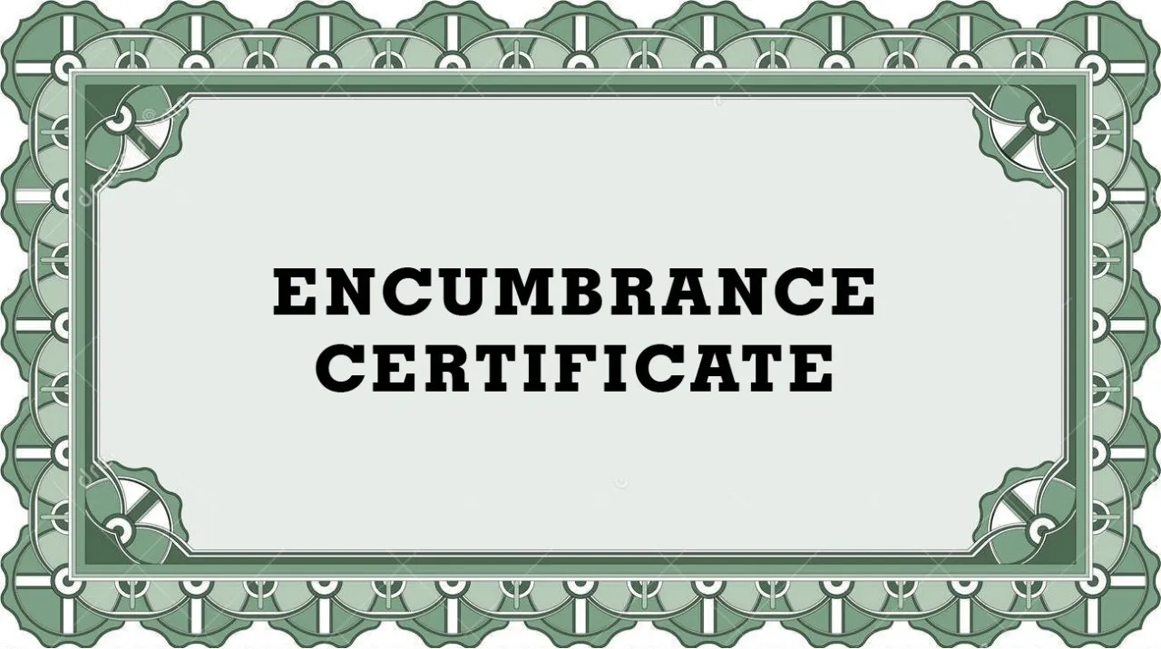 What is 5A in the Encumbrance Certificate?
