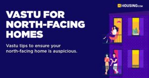North facing home Vastu plan, significance and design tips