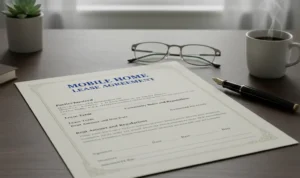 What is Mobile Home Lease Agreement in India 2026