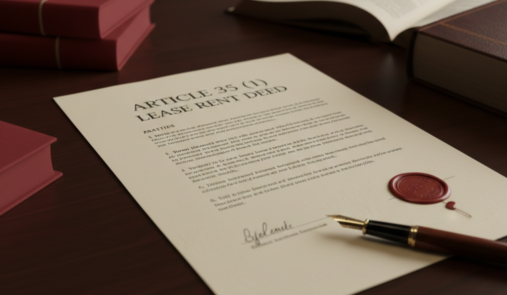 What Is Article 35 I Lease Rent Deed and How It Works?