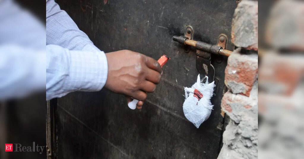 Home 29 lucknow civic body seals seven establishments over property tax arrears